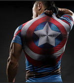 2019 T Shirt Captain America Civil War Tee 3D Printed T-shirts Men Marvel Avengers 3 iron man Fitness Clothing Male Top