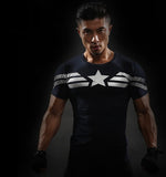 2019 T Shirt Captain America Civil War Tee 3D Printed T-shirts Men Marvel Avengers 3 iron man Fitness Clothing Male Top