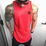 Bodybuilding Stringer Tank Top with hooded Mens Gyms Clothing Fitness Mens Sleeveless Vests Cotton Singlets Muscle Tankops