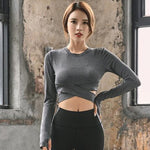 Women's Sports Wear For Fitness Women Jersey Seamless Long Sleeve Gym Woman Sport Shirt Yoga Top Female Workout Tops T-shirt