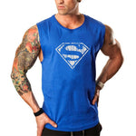 Fitness Men Tank Top Bodybuilding Stringers Tank Tops Singlet Brand gyms Clothing cotton Sleeveless Shirt muscle tops