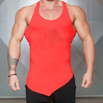 Brand Solid Color Clothing Gyms tank top men Fitness Sleeveless Shirt Cotton blank Muscle vest Bodybuilding Stringer Tanktop