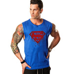 Fitness Men Tank Top Bodybuilding Stringers Tank Tops Singlet Brand gyms Clothing cotton Sleeveless Shirt muscle tops